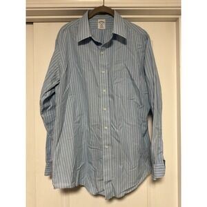 Brooks Brothers, Regent Long Sleeve Button Down Dress Shirt, Size 16 1/2 4/5